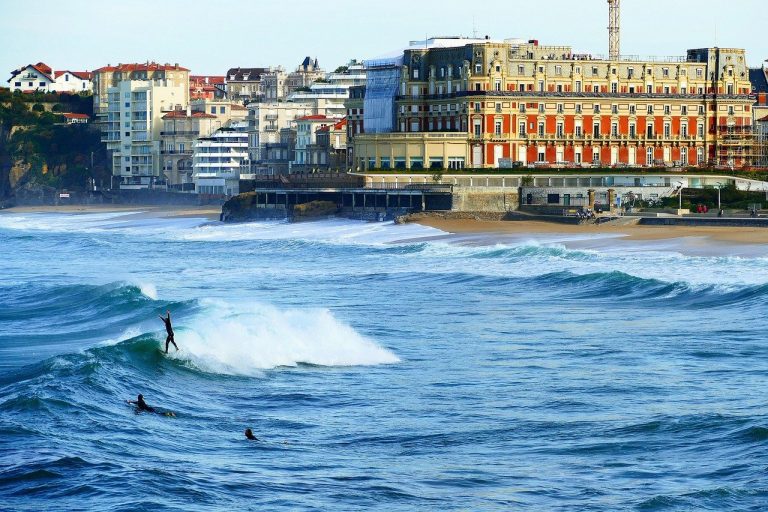 plage surf à st jean de Luz