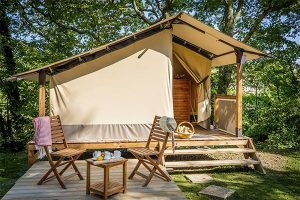 Camping La Rive : Camping Pays Basque Tente 2pers Ciela Village 1